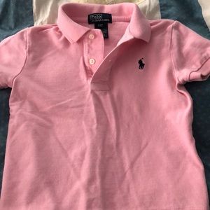 Short sleeve toddler polo